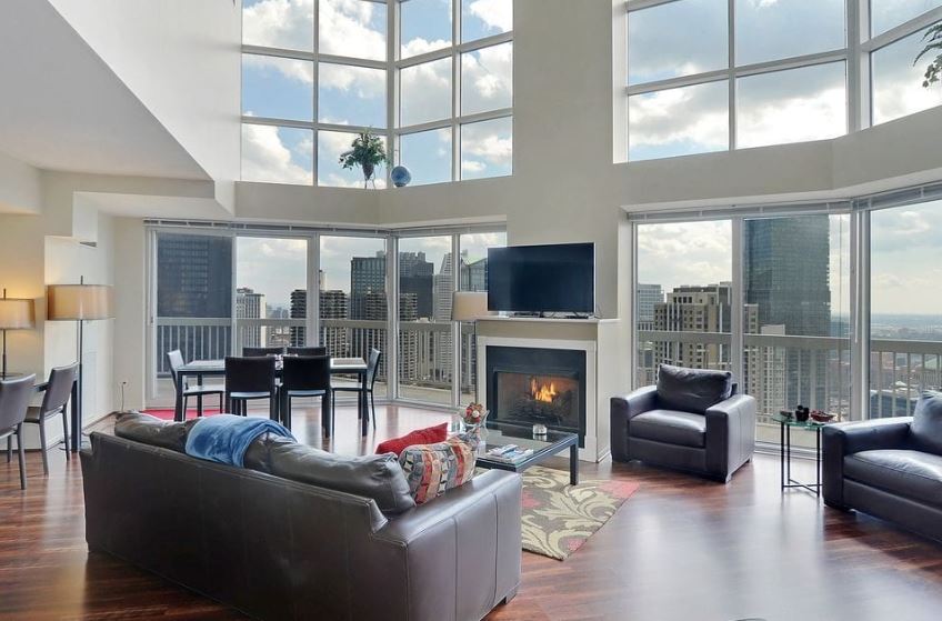 Mô hình căn hộ Penthouse thiết kế xa hoa, cao cấp