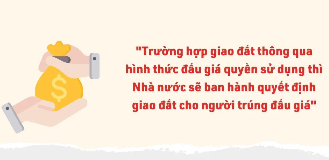 Thủ tục giao đất không thông qua đấu giá quyền sử dụng đất cần chuẩn bị hồ sơ và các giấy tờ có liên quan để nộp tại cơ quan