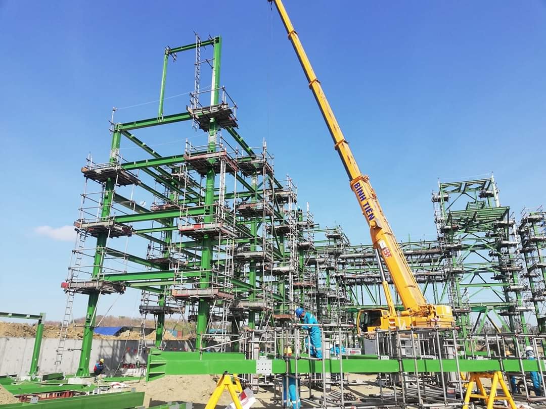 Tiến độ thi công của dự án tổ hợp lọc hóa dầu Long Sơn
