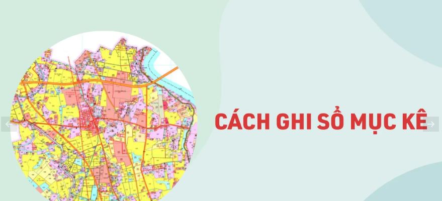 Cách ghi thông tin dựa vào các cột tờ bản đồ, thửa đất số, tên người sử dụng hay quản lý đất,….