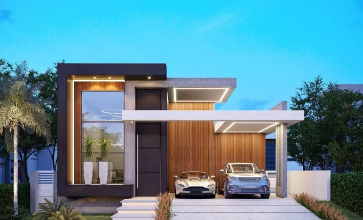 Hiện nay, có rất nhiều mẫu nhà 1 tầng 100m2 đẹp và có chi phí rẻ như nhà mái bằng 1 tầng hiện đại