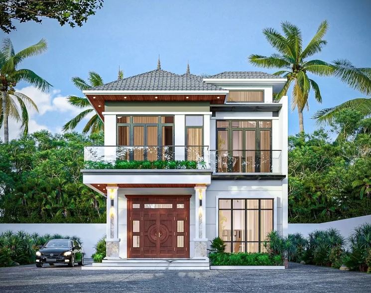 Nhà 2 tầng ở nông thôn diện tích 75m2 giá rẻ 800 triệu